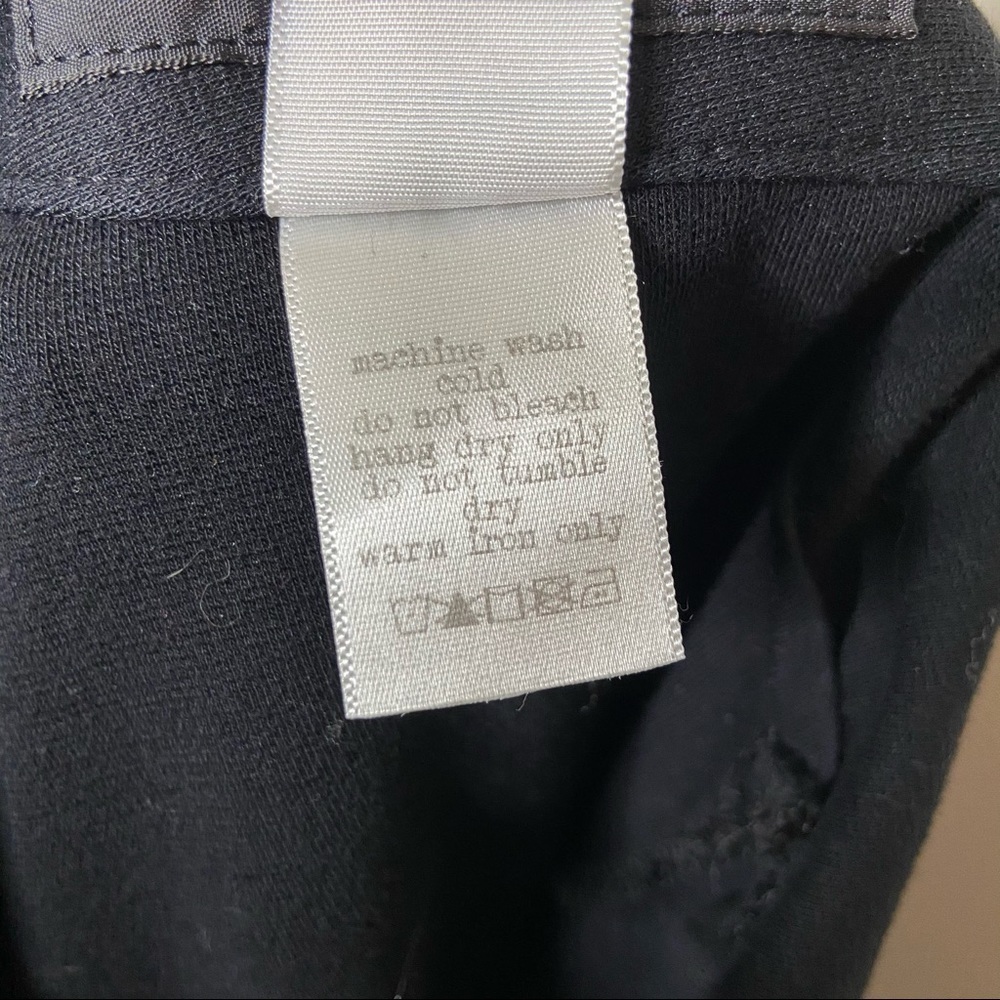 Rag And Bone Mixed Texture Button Black Leggings - image 4